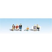 WOODLAND SCENICS HO Figures: People Sitting