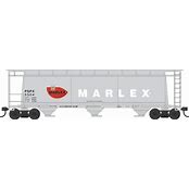 BOWSER N Covered Hopper, 3-BAY Cylindrical, PSPX #5503 (Marlex)