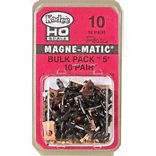 KADEE #10 Bulk Pack No.5(R) Knuckle Couplers -- No Draft Gear Boxes - 10 Pairs