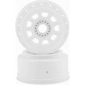 JCONCEPTS 9-Shot Short Course Wheels w/3mm Offset (2) (White) w/12mm Hex