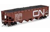 ATHEARN HO Hopper, 4-Bay Open w/Load, CN #330100