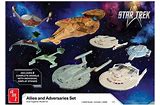 AMT 1/2500 Star Trek Adversaries & Allies Ship Set (8) (Snap)