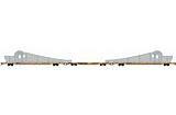 MICRO-TRAINS N Flatcar w/Bridge Load, TTX 3-PACK