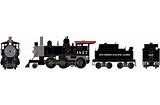 ATHEARN HO RTR Old Time 2-6-0 Mogul, SP #1827