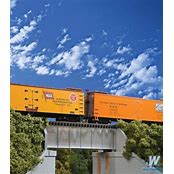 WALTHERS HO 30' Single-Track Railroad Deck Girder Bridge Standard Level Kit