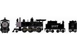 ATHEARN HO RTR Old Time 2-6-0 Mogul, ATSF #207