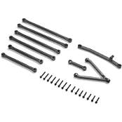 AXIAL Suspension Links, Xlong Wheel Base 153.7mm: SCX24