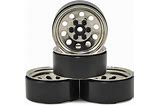 RC4WD Pro10 1.9" Steel Stamped Beadlock Wheel (Silver) (4)