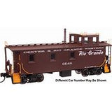 WALTHERS HO Caboose, 30' GTW Style w/ Offset Cupola, D&RGW #01148