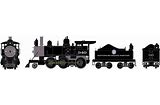 ATHEARN HO RTR Old Time 2-6-0 Mogul w/DCC &Sound,D&RGW#942