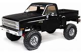 1/30 SCX30 Chevrolet K10 4X4 RTR Brushed Rock Crawler (Battery & Charger Included), Black