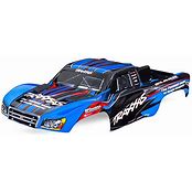 TRAXXAS BODY SLASH 2WD BLUE CLIPLESS