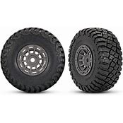 1.4" Gray Wheels w/ BFG Mud-Terrain Tires (2)