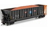 ATHEARN HO  Berwick Bathtub Gondola w/Load, DJJX Primed For Grime #30025