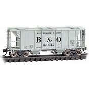 MICRO-TRAINS N Covered Hopper, PS-2, 2-Bay, B&O #631542