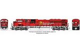 KATO N DCC EMD SD90/43MAC Canadian Pacific #9155 (red, white, gold)