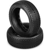 JCONCEPTS  Fuzz Bite LP 2.2" 4WD Front Buggy Carpet Tires (2) (Pink)