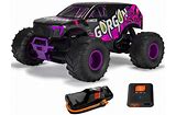 ARRMA  1/10 GORGON 2WD RTR Brushed Monster Truck (Battery & Charger Included), Purple