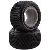 JCONCEPTS Pin Swag 2.2" Rear Buggy Carpet Tires (2) (Pink)