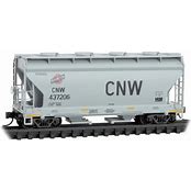 MICRO-TRAINS N Covered Hopper, PS-2, 2-Bay, WP #11303