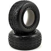 J CONCEPTS  Swaggers Short Course Front Carpet Tires (2) (Pink)