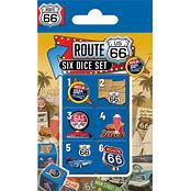 MASTER PIECES Route 66 - 100th Anniversary - 6-Piece Dice Set