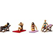 WOODLAND SCENICS HO Figures: Sun Tanners