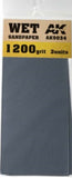 AKI Wet Sandpaper Sheets 1200 Grit (3