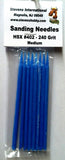 HOBBY STIX 240 Grit Medium Sanding Needles (8/Bag)