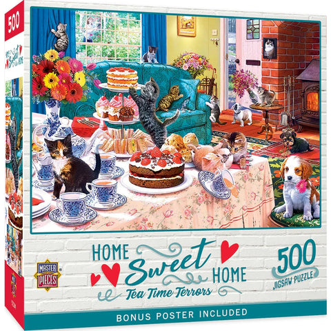 MASTER PIECES 500-PIECE PUZZLE Tea Time Terrors
