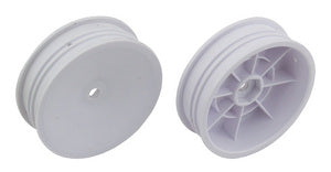 ASSOCIATED 2WD Slim Front Wheels, 2.2", 12mm hex, white