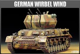 ACADEMY 1/35 Wirbelwind Quad 20mm Tank