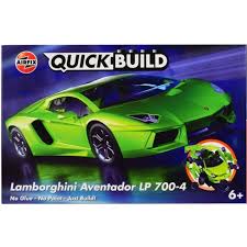 AIRFIX QUICKBUILD Lamborghini Aventador GREEN