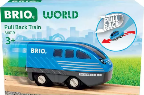 BRIO World Pull Back Train