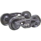 KADEE #550 HO Bettendorf 50-ton Self Centering Trucks w/ 33" Smooth Back Wheels - Metal Fully Sprung (2/pk)