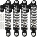 POWER HOBBY  Aluminum 51mm Long Travel Shocks, Black, for Traxxas TRX-4M
