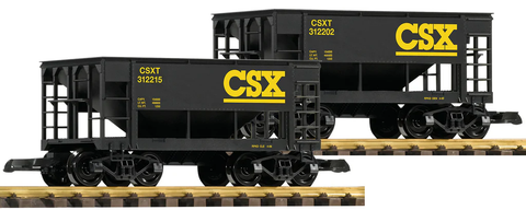 PIKO G CSX Ore Car, 2-Pack