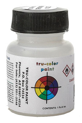 TRU-COLOR Railroad Color Acrylic Paints - 1oz 29.6mL -- Clear Flat