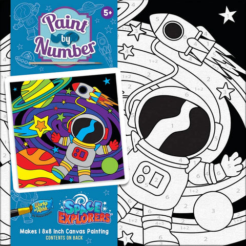 MASTER PIECES Space Explorers - Paint by Number Kids