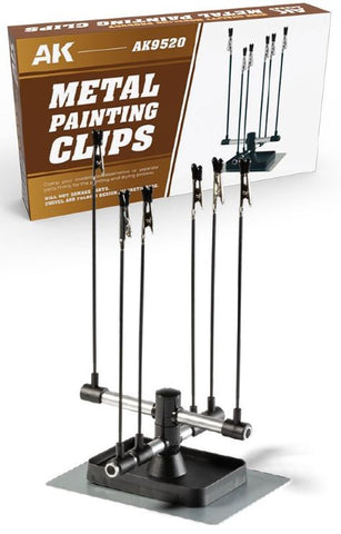AKI Metal Painting Clips w/Swivel Magnetic Base