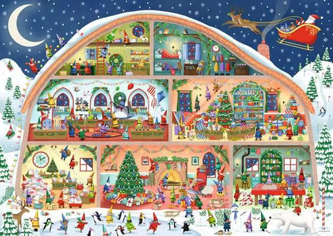 RAVENSBURGER 1000-PIECE PUZZLE Santa's Workshop
