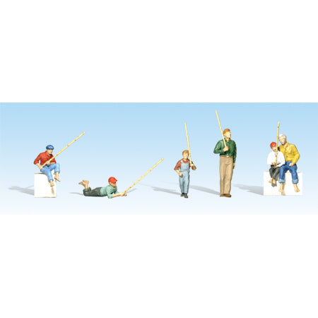 WOODLAND SCENICS N Figures: Gone Fishing