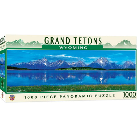 MASTER PIECES 1000-PIECE PUZZLE Grand Tetons, Wyoming Panoramic