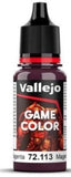 VALLEJO 18ml Bottle Deep Magenta Game Color