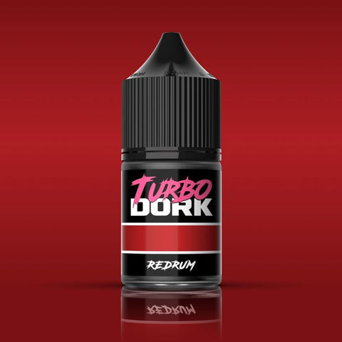 TURBO DORK Redrum Metallic Acrylic Paint 22ml Bottle