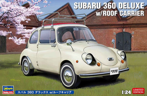 HASEGAWA 1/24 Subaru 360 Deluxe Car w/Roof Carrier (Ltd Edition)