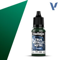 VALLEJO 18ml Bottle Beetle Green (Shade) True Metallic Metal