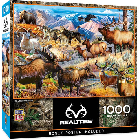 MASTER PIECES 1000-PIECE PUZZLE Realtree - The Untamed North