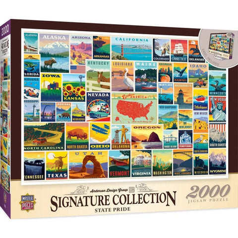 MASTER PIECES 2000-PIECE PUZZLE Signature Collection - State Pride