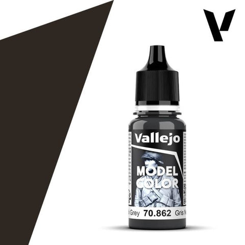 VALLEJO 17ml Bottle Black Grey Model Color